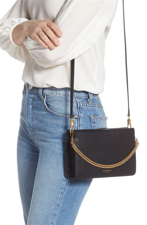 cross body bags givenchy|givenchy leather crossbody bag.